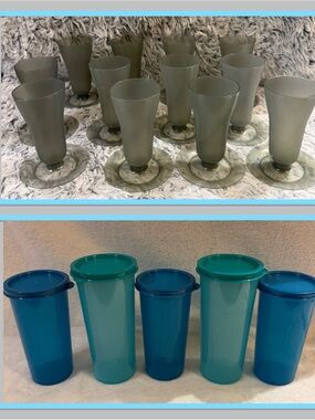 Tupperware Cup Lot of 17